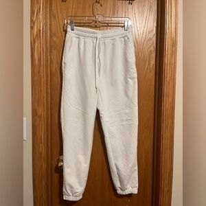 Women's Classic White Joggers